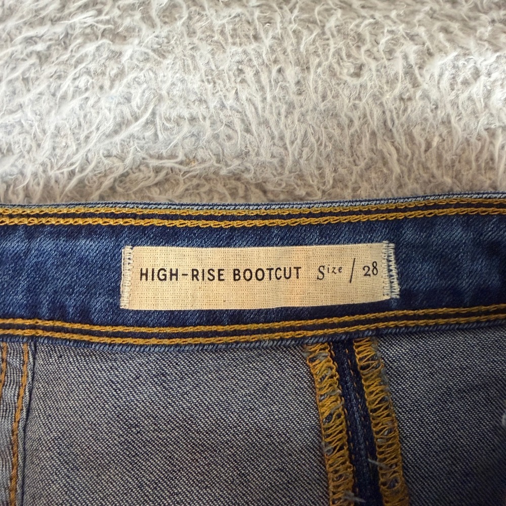 Anthropologie Pilcro and the Letterpress High Rise Bootcut Jeans Blue Size 28 - Picture 3 of 11